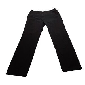 Globe Black Skate Chino Pants Men's 36x32 Straight Leg Skateboarding Casual